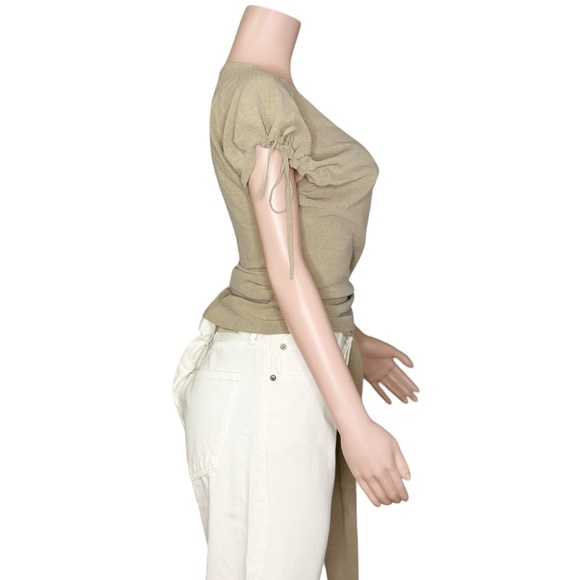 RODEBJER Auren Wrap Top, Raw Clay, Large - Picture 8 of 10